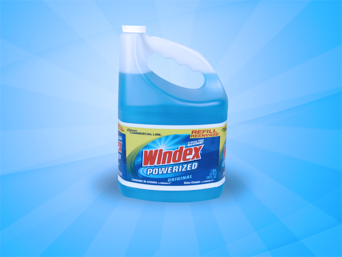 Windex Glass Cleaner 4 gallons/box