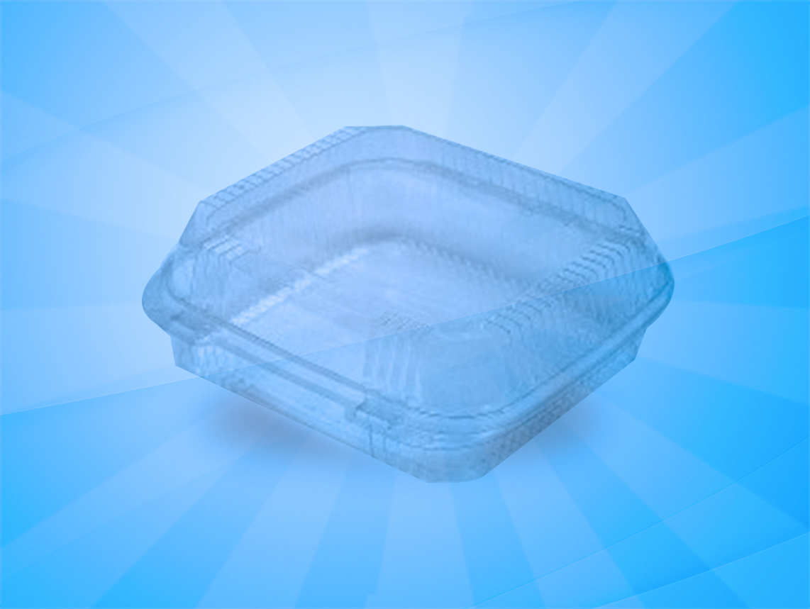 Clear container 9″x9″ (1120) 200 count