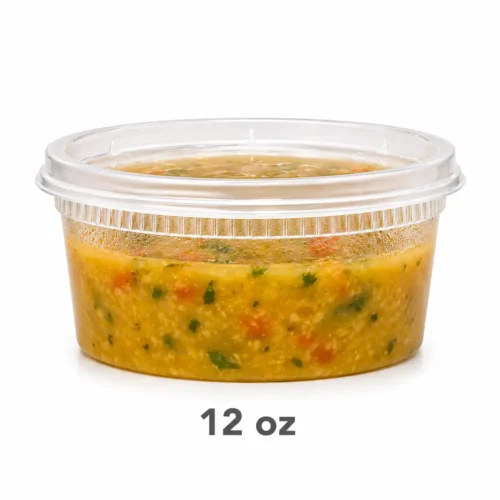 Soup Cups Plastic (Lid Included)