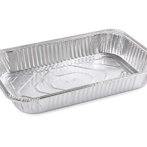 4 lb oblong Pan 4 lb Oblong Aluminum Container