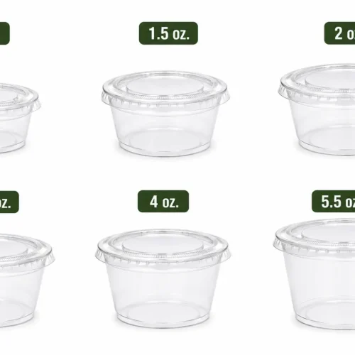 Hinged Salad Containers (8x8)