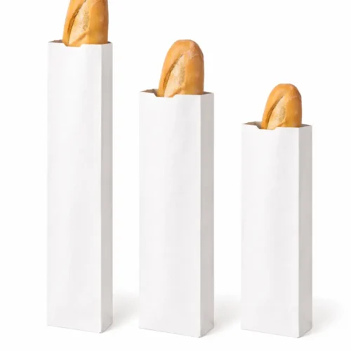 White Poly Bread Bag