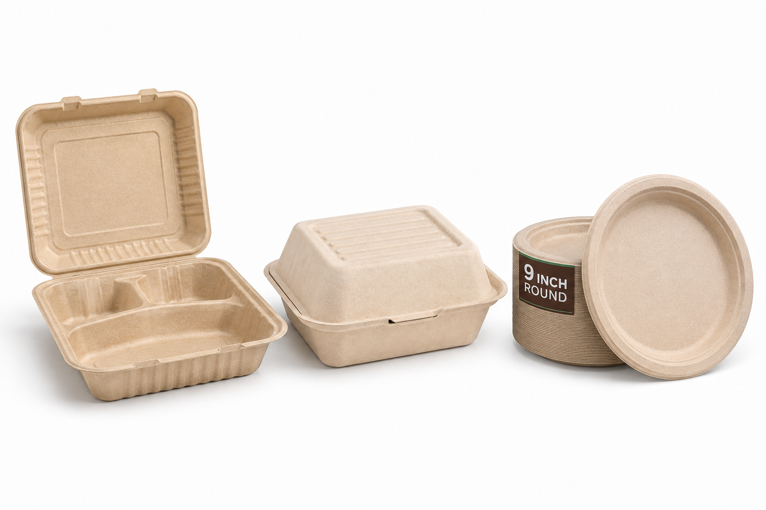 Eco Sugarcane Containers