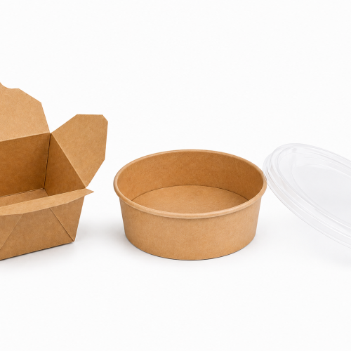 Hinged Salad Containers (8x8)