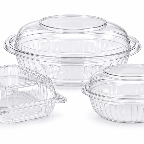Hinged Salad Containers (8x8)