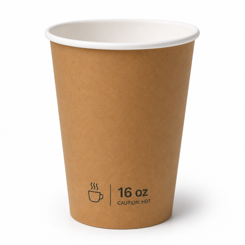 Paper Hot Cups - 16 oz