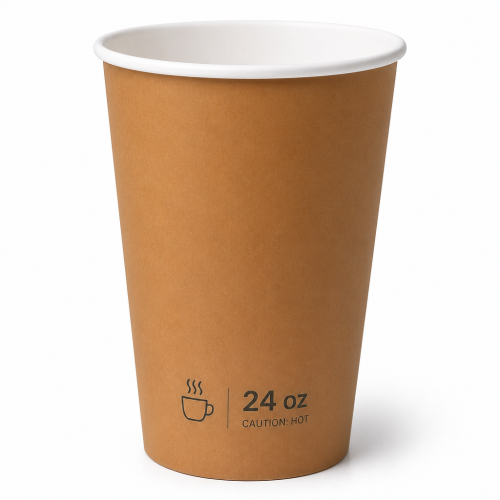 Paper Hot Cups - 24 oz