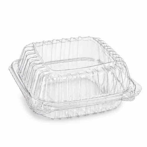 c53pst1 (2) Hinged Salad Containers (8x8)