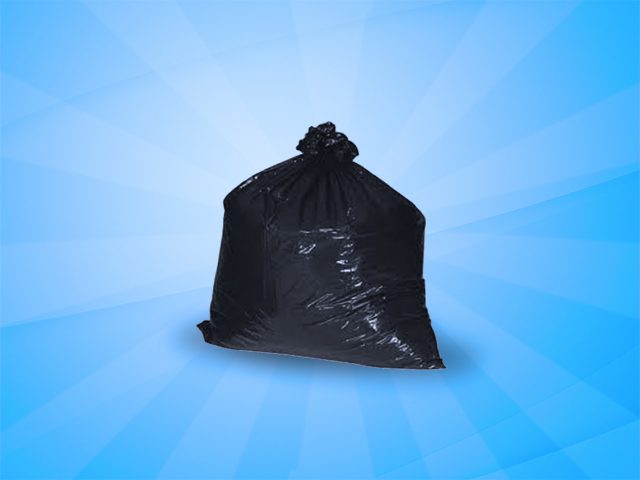 Black garbage Bags